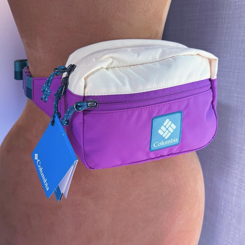 COLUMBIA Trail Traveler Hip Pack Purple & Teal Fanny Pack